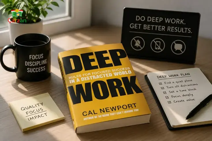 (Deep Work) هونەری تەرکیزکردن لە جیهانێکی پڕ لە سەرنج‌لادان